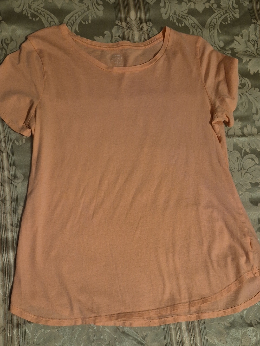 Old Navy Short-Sleeve Crewneck Pink Tee